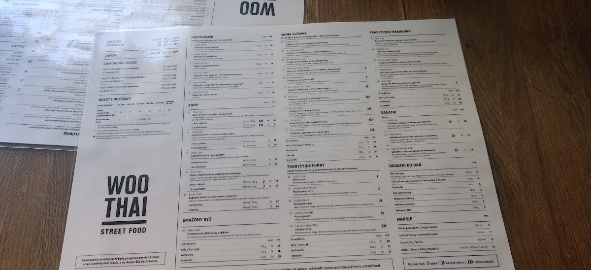 Menu Woo Thai Street Food Hubska-7
